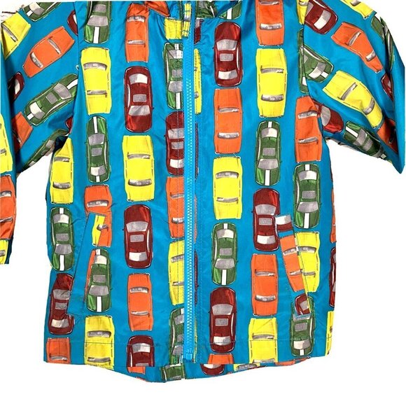 Children's Place Waterproof Cars Jacket/Vintage 4T - Picture 8 of 12